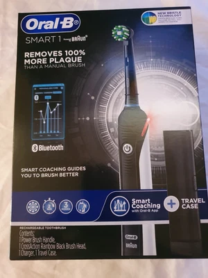 $48 • Buy Oral-B ‎Smart 1 Rechargeable Electric Toothbrush - Brand New (Black)