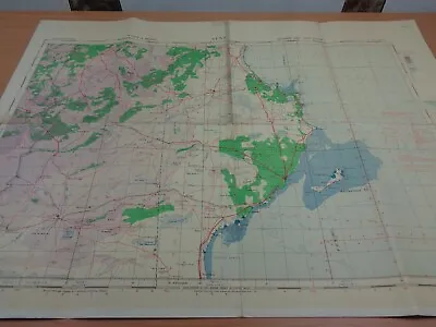 WW2 RAF Map Of NORTH AFRICA Entitled  SFAX  + LAMPEDUSA (ITALIAN GARRISON) • £29.99