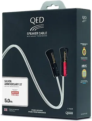 QED - Silver Anniversary XT - Pre Terminated Speaker Cable - 5m Pair • £127.96