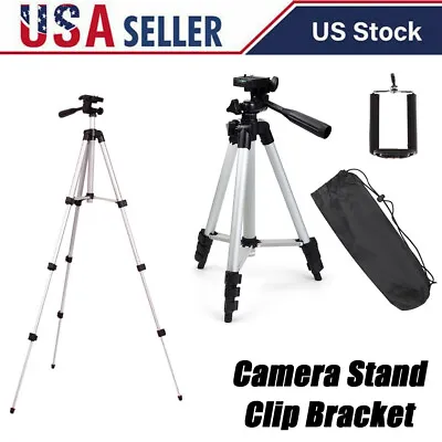 Adjustable Aluminum Camera Tripod Stand Holder For Canon Nikon Cell Phone DSLR • $4.99