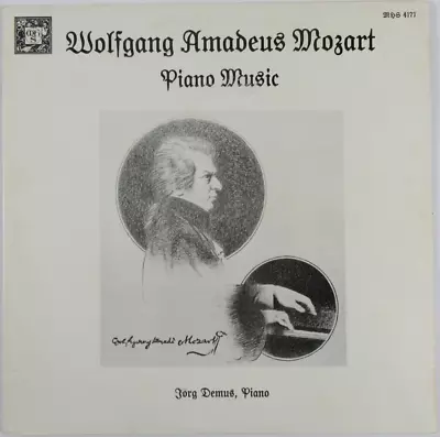 Mozart Jorg Demus Piano Music Musical Heritage Society MHS-4171 Stereo 1979 • $10.99