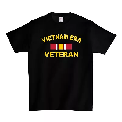 Vietnam Era Veteran Ribbon T-Shirt - Black • $17.95