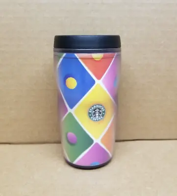 Vintage Starbucks Barista 8 Oz. Colorful Tumbler 2001 Coffee Travel Mug Cup • $14.99