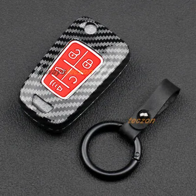 $26.39 • Buy Red ABS Key Fob Cover Case Keychain Accessories For Holden VF Carbon Fiber Style