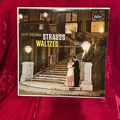 HI-FI VIENNA STRAUSS WALTZES - WIENERVOLKSOPERN LP- NM Vinyl! Capitol T-10050 • $7.99