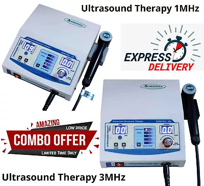 New Ultrasound Therapy Machine Ultrasound Physiotherapy 1MHz & 3MHz Therapy Unit • £238.52