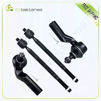 4pc Front Suspension & Steering Parts Tie Rod End Set For 2004-2014 Mazda 3 & 5 • $47.44