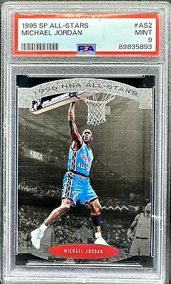 1995 Upper Deck SP Michael Jordan 1996 NBA All-Stars #AS2 PSA 9 Bulls • $75