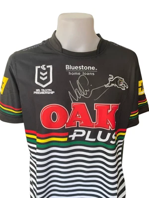 $41 • Buy Nathan Cleary Penrith Panthers Signed 2022 Premiers NRL Jersey