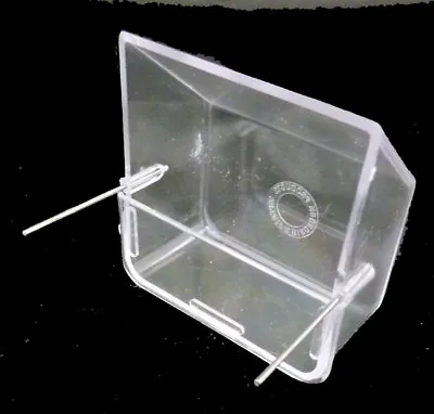 £9.99 • Buy 5 X Flush Fit Seed Hopper Cage Front Canary Finch Birds