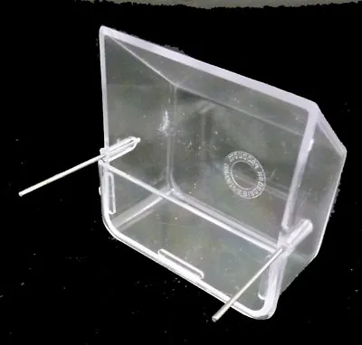 5 X Flush Fit Seed Hopper Cage Front Canary Finch Birds • £9.99