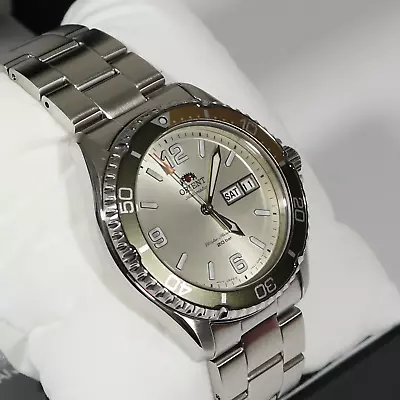 Orient Mako III Silver Dial Automatic Men's Stainless Steel Watch RA-AA0821S19B • $289.99