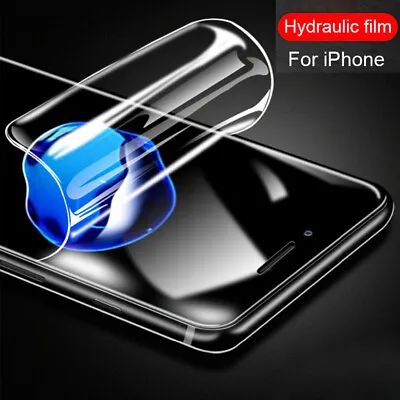 $2.63 • Buy Screen Protector Sticker Film Hydrogel Silicone For IPhone 14 13 12 XS 11 SE 7 8