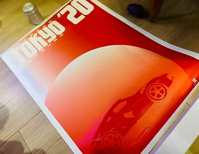 Daniel Arsham Poster Tokyo Porsche 20 ART PRINT RSHAM STUDIO New Red Rare • $61.75