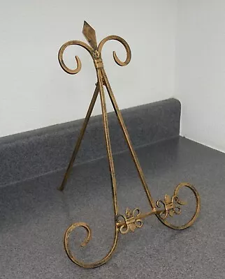 Brass Vintage Easel Top Display Stand • $16.90