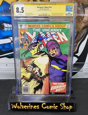 Uncanny X-Men #142 Newsstand CGC 8.5 Signed Chris Claremont Days Of Future Past • $185.95