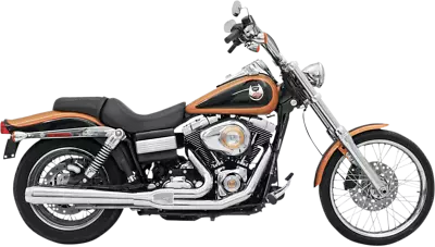 Road Rage 2-Into-1 Long Megaphone Exhaust System - Harley Dyna FXD 2006-2017 • $969.95