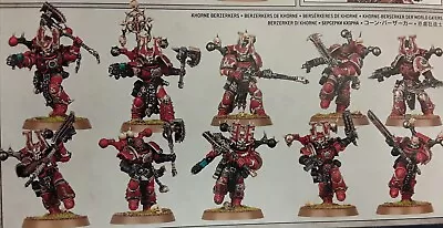 Warhammer 40k World Eaters Chaos Space Marines Khorne Berzerkers NOS • $78.98