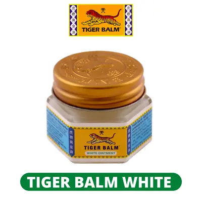 £5.99 • Buy Tiger Balm White Ointment  - 10g - For Headaches, Muscular Aches & Pains