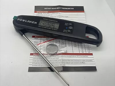 Powlaken Digital Meat Food Thermometer Grilling Cooking Instant Read Thermometer • $8