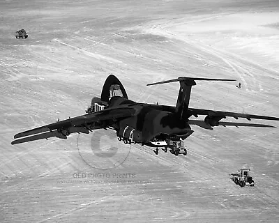 C-5 Galaxy Transport Aircraft 1990 Photograph McMurdo Station Antarctica 8X10 • $7.99