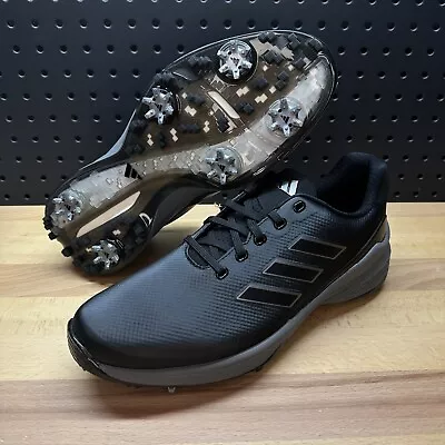 Adidas ZG23 Golf Shoes Black Silver Metallic Grey GW1178 Men’s Size 11.5 • $89.94