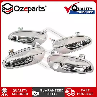 Set 4 Pcs Outer Door Handles Chrome For Holden Commodore VT VX VY VZ 1997~2006 • $69.30