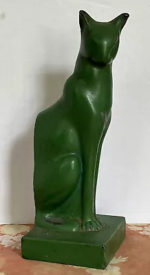 Vintage Art Deco Style Cat Sculpture/ Bookend 8” Tall Marked A-s 206 • $95