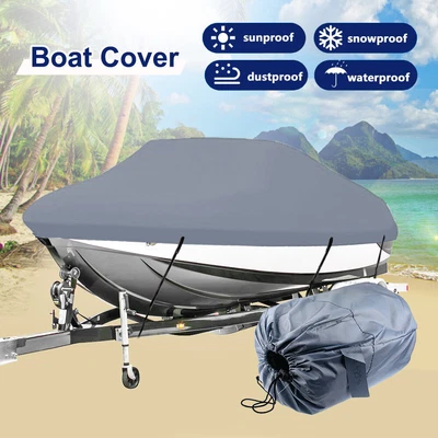 £40.21 • Buy Boat Cover Speedboat Fish Skateboard V Hull Trailer Waterproof Outdoor UV