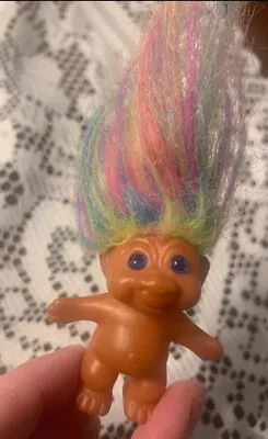 Mini Rainbow Hair Troll • $4