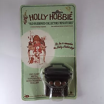 Holly Hobbies Old Fashioned Collectors De-Cast Metal Miniatures Typewriter • $12