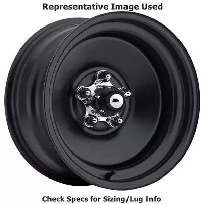 U.S. Wheel 68-5860 68 Series Rat Rod 15 X8  Wheel - Matte Black NEW • $164.34