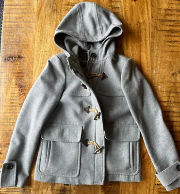J. Crew Womens Melton Wool Jacket Size 6 Gray • $49.99