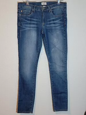 Mudd Jeans Womens Size 13 Regular Skinny Low Rise Stretch Denim Blue • $8.66