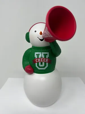 Hallmark Christmas Cheer U Snowman 8  Motion Activated Cheerleader • $13.34