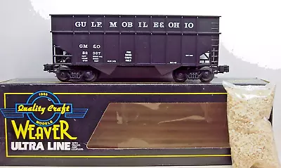 Weaver O Scale Ultra Line Gm&o Gulf Mobile & Ohio Wood Chip Car 3 Rail • $55