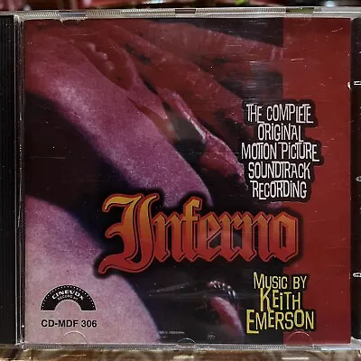 KEITH EMERSON Inferno CD Italian Cinevox 1997 • £39