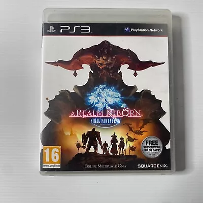 Final Fantasy XIV A Realm Reborn PS3 Game • $16