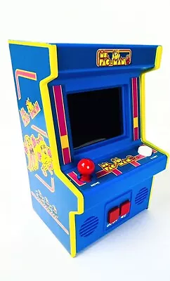 Basic Fun Arcade Classics Ms Pac-Man Retro 5.5” Mini Arcade Game - Tested Works • $19.99