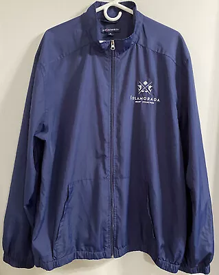 Islamorada Resort Collection Windbreaker Jacket Port Authority Navy Blue XL • $12.99