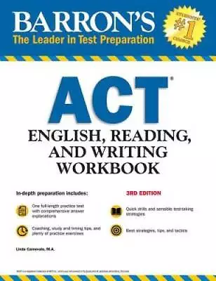 Barron's ACT English Reading And Writing Workbook - Paperback - GOOD • $6.46