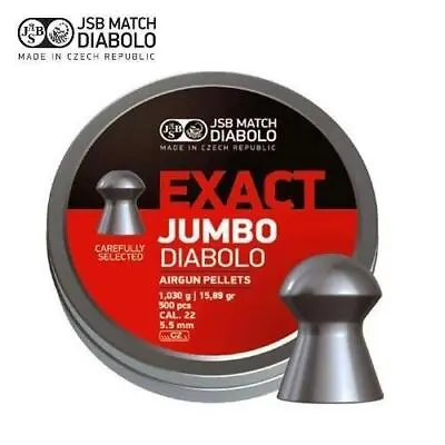 JSB Exact Jumbo .22 / 5.52mm Diabolo Round Domed Air Pellets FAST DISPATCH UK • £4.95