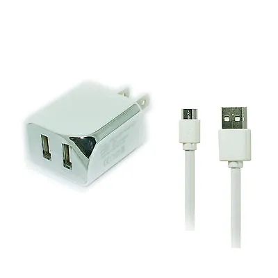 $9.65 • Buy Wall AC Home Charger+USB Cord For Consumer Cellular Doro 7050, Tracfone D7050TL