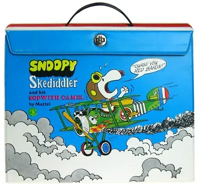 Vintage 1969 Mattel Liddle Kiddles Peanuts Snoopy Biplane Red Baron Playset EX • $399.99
