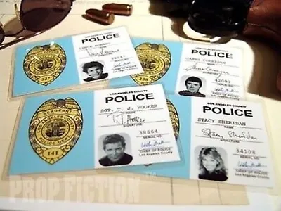 TJ Hooker - Los Angeles LCPD Display Warrant Prop ID / Cosplay Card Set • £11.25