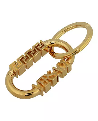 Versace Unisex-Adult Greca Logo Key Chain Charm • $180.99