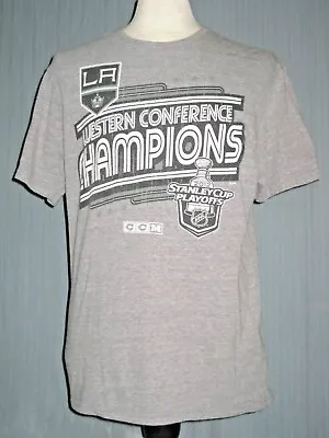 2012 Los Angeles LA Kings Large Western Conference Champs T-Shirt (L Stanley Cup • $8.50