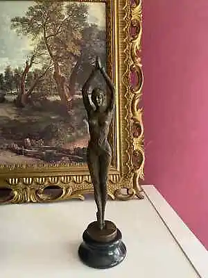 Vintage Bronze Figure DANCER Woman SEESTERN STARFISH Signed D.H.Chiparus • £149.39