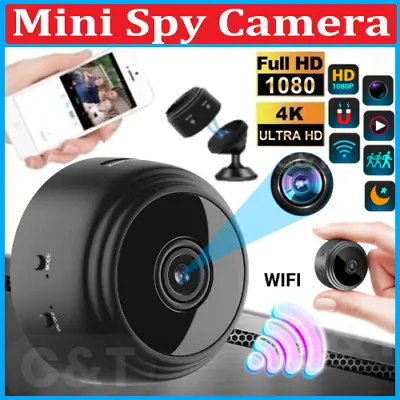 AU Mini Wifi Wireless IP Spy Hidden Camera 1080P HD Security Cam Network Monitor • $12.95
