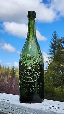 Western Beer Bottle FREDERICKSBURG BOTTLING CO.  S.F.- 11 3/4 • $50